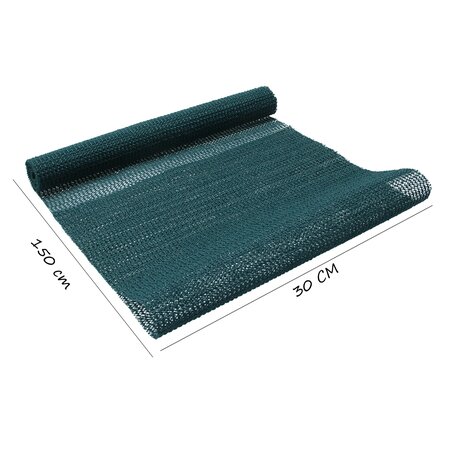 Banzaa Antislipmat - 30 x 150 cm - Donkergroen