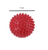 Merkloos Massagebal Professionele Triggerpoint Bal – 7 cm Hoge Dichtheid Massagestekels – Lacrossebal – Rood