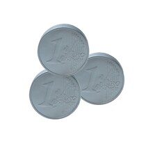 Anti-stress Euro munt - Stressbal - Set van 3