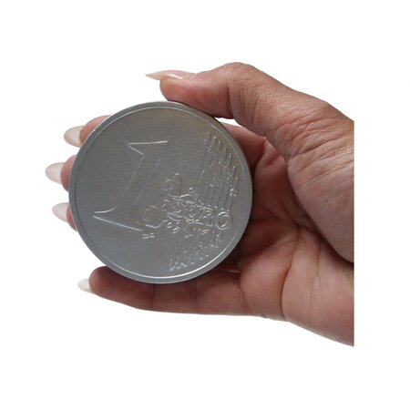 Merkloos Anti-stress Euro munt - Stressbal - Set van 3