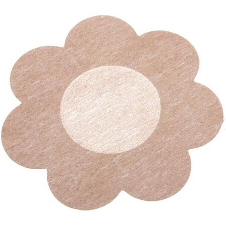 Merkloos Tepel Sticker 5 Paar - 10 stuks - Tepel Cover - Nipple Patch - Tepel Bescherming - Beige