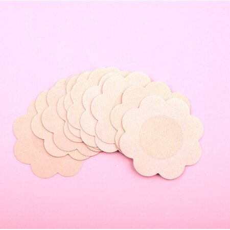 Merkloos Tepelcover - Tepelsticker - Bloemvorm - 10 stuks