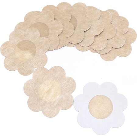 Merkloos Tepelcover - Tepelsticker - Bloemvorm - 10 stuks