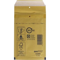 20 Stuks bruine gerecyclede luchtkussenenveloppen - Formaat A/11 - 16.5 x 10 Cm