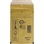 Merkloos 20 Stuks bruine gerecyclede luchtkussenenveloppen - Formaat A/11 - 16.5 x 10 Cm