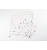aroFol Wit gerecyclede luchtkussenenveloppen - Formaat 6/f  - 22 x 34  Cm - 6 stuks