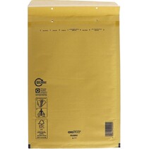 Bruine gerecyclede luchtkussenenveloppen - Formaat 7/G  - 23 x 34  Cm - 6 stuks