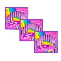 Waskrijt - Waskrijtjes voor Kinderen - 72 stuks - Inclusief Neon en Metallic kleuren