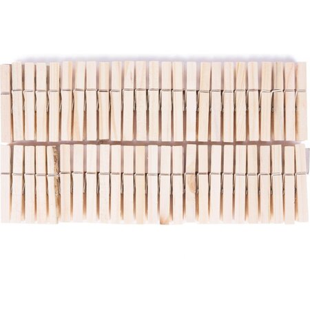 Benson Benson Wasknijpers Hout - 50 stuks