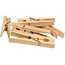 Merkloos Wasknijpers - 50 stuks - Hout - 7 cm - Wasspelden - Knijpers - Was ophangen