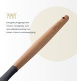 Hescom Siliconen Open Spatel met Anti-aanbaklaag - Keukengerei met Ergonomisch Design