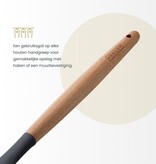 Hescom Siliconen Bakkwast met Anti-aanbaklaag - Keukengerei met Ergonomisch Design