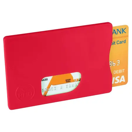 Merkloos RFID Creditcard houder - RFID blocker - Kaarthouder - Bankpas hoesje - Rood