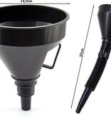 Merkloos Trechter voor benzine, diesel en petroleum - met zeef - kunststof