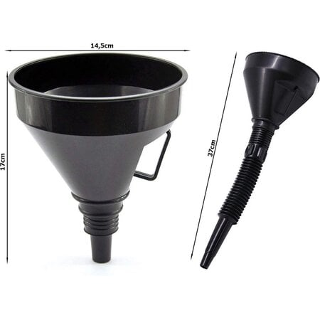 Merkloos Trechter voor benzine, diesel en petroleum - met zeef - kunststof