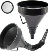 Merkloos Trechter voor benzine, diesel en petroleum - met zeef - kunststof