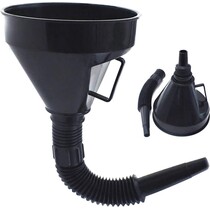 Trechter voor benzine, diesel en petroleum - Met zeef - Kunststof - ø 13 cm