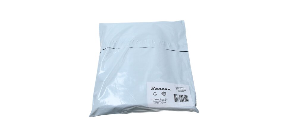 Banzaa Verzendzakken Coex LDPE 55my 240x350+50mm
