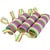 Merkloos Serpentines - 15x rollen - gekleurde papier stroken mix - versiering - feestartikelen