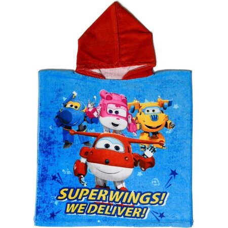 Super Wings Super Wings On Time - Poncho 50 x 100 cm - Multi