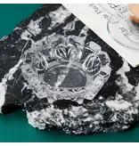 Home Deco Factory Vintage Zware Glazen Asbak Indoor & Outdoor 13 cm