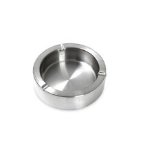 Asbak RVS met dubbele wand Ø 11,5 cm