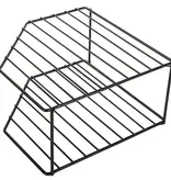Verk Group Keukenrek - Bordenrek hoekkast - Servies - Badkamerrek - Metaal - Zwart