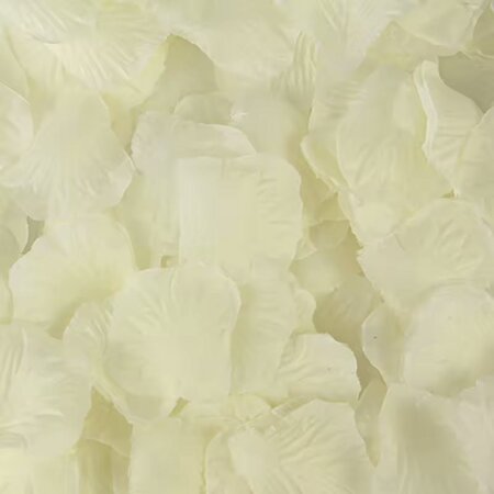 Merkloos 900x Rozenblaadjes - Rozen Blaadjes - Bruiloft - Huwelijk - Valentijn - Liefde - Crème