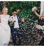 Merkloos Rozenblaadjes  - Romantische versiering - Decoratie valentijn huwelijk - Creme - 500 Stuks