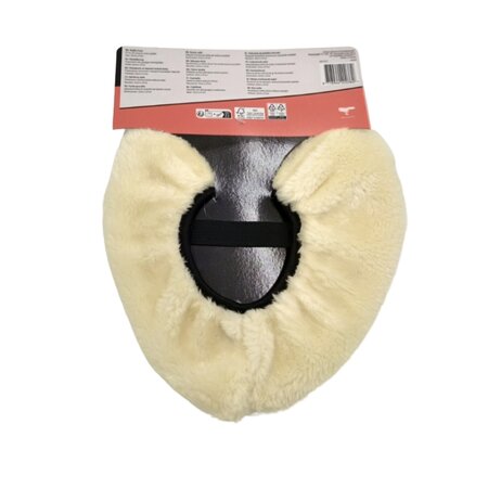Walfort Zadelhoes - Fietszadel hoes -  22cm x 27cm - Anti slip - Crème