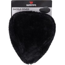 zadelhoes - Kunst bont - Zwart - Fietszadelhoes - Hoes - Vacht