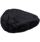 Walfort zadelhoes - Kunst bont - Zwart - Fietszadelhoes - Hoes - Vacht