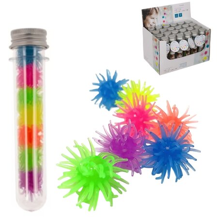 Out of the Blue Fidget 7 stuks raamlopers in buisje - Kindercrea - Multicolor