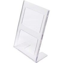 L Standaard A4 Portrait - - Folderstandaard - LA4P - Transparant