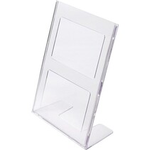 L Standaard A4 Portrait - - Folderstandaard - LA4P - Transparant