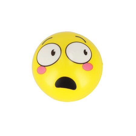 Mega Creative Emoji Stressbal 4 Stuks  – 6 cm -  Medium Density