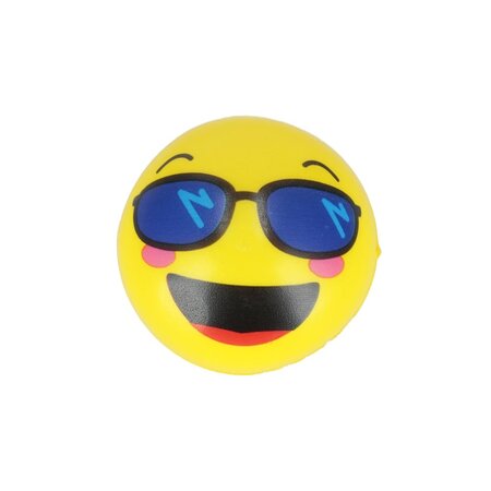 Mega Creative Emoji Stressbal 4 Stuks  – 6 cm -  Medium Density