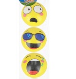 Mega Creative Emoji Stressbal 4 Stuks  – 6 cm -  Medium Density