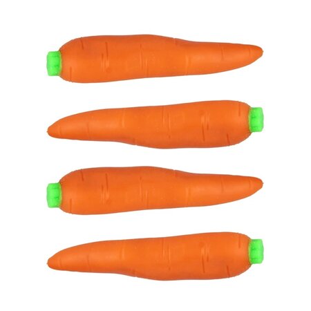 Mega Creative Squeez Wortel - Knijpbal Stressbal Fidget - Anti-Stress Speelgoed - Groente Wortel - 16 cm