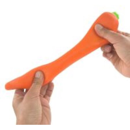 Mega Creative Squeez Wortel - Knijpbal Stressbal Fidget - Anti-Stress Speelgoed - Groente Wortel - 16 cm