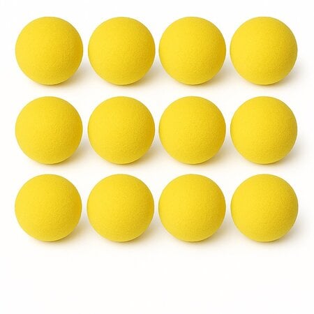 Merkloos Stressballen 12 stuks - Ø 3 cm - Medium density - Vinger ballen