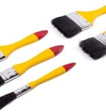 Benson Verfkwast set plat - 5 maten - blisterverpakking - ideaal voor 2 componenten producten