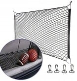 Verk Group Elastische Kofferbaknet - Universele Bagagenet Auto - Auto-organizer - Kofferbaknet - Makkelijk in gebruik