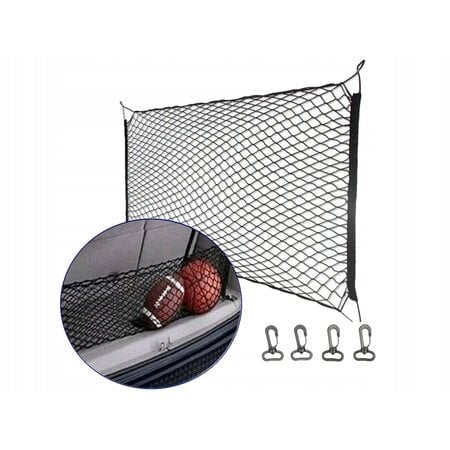 Verk Group Elastische Kofferbaknet - Universele Bagagenet Auto - Auto-organizer - Kofferbaknet - Makkelijk in gebruik