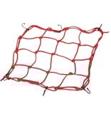 Banzaa Premium Bagagenet met 6 haken – 25x25cm - Rood