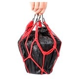 Banzaa Premium Bagagenet met 6 haken – 25x25cm - Rood