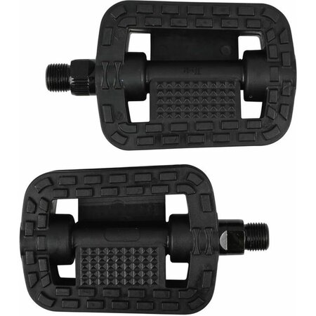 Benson Benson Anti-slip fiets pedaalset - Met reflectoren - 14 mm schroefdraad - Duurzaam kunststof