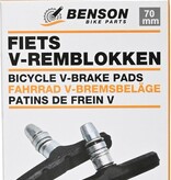 Benson Benson V-remblokken - 70 mm - Inbus - per paar - zwart