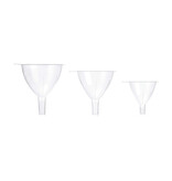 Kinvara Trechters - Keukentrechter -  3-delige set - Transparant - Ø7.5, 9.5, 11 cm