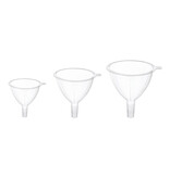 Kinvara Trechters - Keukentrechter -  3-delige set - Transparant - Ø7.5, 9.5, 11 cm